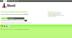 Desktop Screenshot of domains.iversit.com