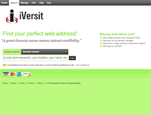 Tablet Screenshot of domains.iversit.com